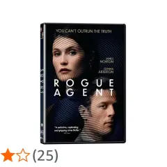 DVD-Hülle des Films "Rogue Agent" mit James Norton und Gemma Arterton. Ein spannender Thriller, der die Wahrheit aufdeckt.