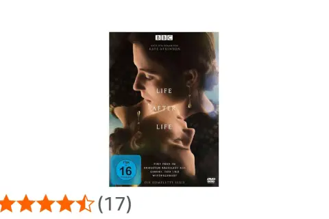 DVD-Cover der Serie "Life after life". Eine Frau erlebt Geburt, Tod und Wiedergeburt im ewigen Kreislauf.