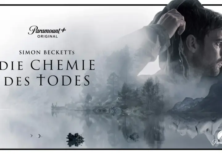 Die Serie "Die Chemie des Todes" von Simon Beckett: Ein Mann im Nebel, eine mysteriöse Landschaft und die Suche nach Antworten.