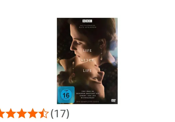 DVD-Cover der Serie "Life after life". Eine Frau erlebt Geburt, Tod und Wiedergeburt im ewigen Kreislauf.