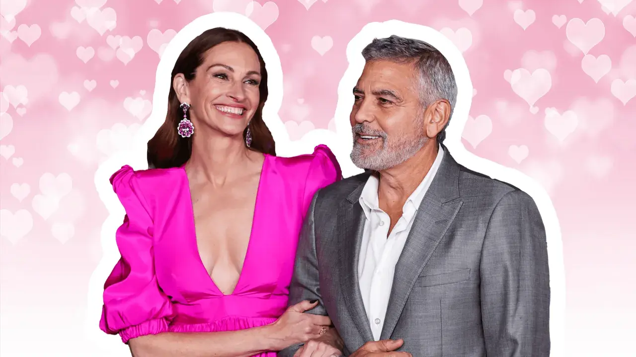Julia Roberts und George Clooney strahlen auf dem Weg zu ihrem "Ticket ins Paradies".