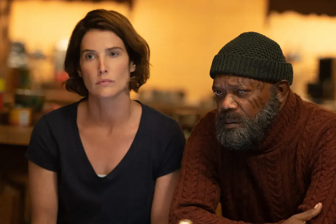 Cobie Smulders und Samuel L. Jackson in einer Szene der Serie 